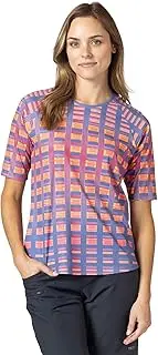 [TERRY] Vista MTB Bike Top, Womens Short Sleeve Cycling Jersey Semi-Fitted Abrasion Resistant Mountain Biking Shirt