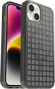 OtterBox Symmetry+ Series Shockproof and Drop Proof Mobile Phone Protective Thin Case for iPhone 14/13, Window Pane Black