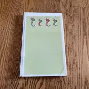 1 Pack of 10 San Lori Blank Holiday Invitations Note Cards Printable Green Red