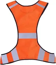 SUPVOX Breathable High Visibility Reflective Vest for Night Running and Cycling Safety Gear for Men for Outdoor Activities and Sports