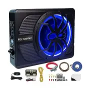 10" 800W Powered Car Subwoofer, 2024 Slim Under Seat Car Subwoofer Powered, H...