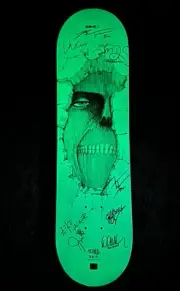 ATTACK ON TITAN x BAIT Skate Deck Limited Edition Signed By English VA’s Rare!