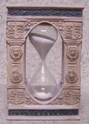 Hourglass Sand Timer Lions Columns NEW 3 minute boiled egg