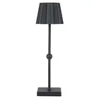 (Black)Bedroom Eye Rechargeable Table Lamp Bedside Lamp Can Touch The Atmosph