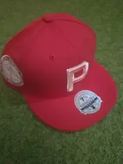 Mitchell & Ness Philadelphia Phillies Hat Red Fitted Size 7 1/2