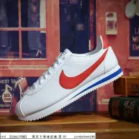 在飛比找蝦皮購物優惠-【Hot】 NIKE CORTEZ LEATHER 紅藍 阿