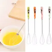 Beater Manual Mini Whisk Mixer Tool Garget Cooking Eggs Stainless Steel