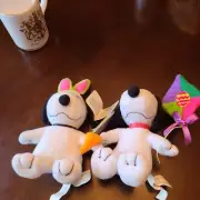 NWT Whitman's Snoopy Easter Plushes, Lot of 2, See Pictures