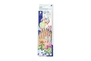 Staedtler Natural Jumbo Triangular Colour Pencils - Box of 12 - Assorted Colours Assorted 1280N CD12