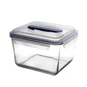 Rectangular Handy Tempered Glass Container