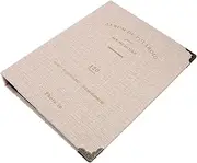 SEWACC Note Storage Book Ticket Collection Book Holder Receipt Organizer Storage Tickets Storage Booklets Memory Card Album Train Tickets Holder Coin Collecting Holder Album Cards Grey Pu