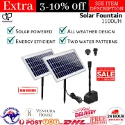 110W Solar Pond Pump Powered Kit Submersible Garden Outdoor Water Fountain Panel