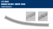 hobbyboss 82910 1/72 GERMAN RAILWAY CURVED TRACK RAILWAY CURVED TRACK HB