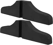 ERINGOGO 2Pcs Portable Wooden Divider Base Folding Holder Bracket with Side Reinforcement for Home Hotel Office Use Stylish Japanese Design