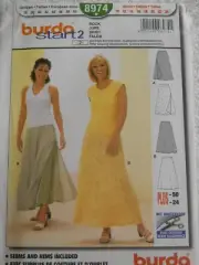 Skirt Misses Size 10-24 Burda 8974 Sewing Pattern *