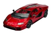 BBURAGO LAMBORGHINI COUNTACH LPI 800-4 RED 1:24 DIE CAST METAL MODEL NEW BOX