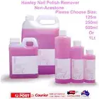 Hawley Nail Polish Remover Non-Acetone Manicure Non Acetone 125/250/500ml or 1L