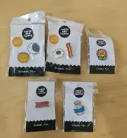 These Are Things Lot Of 5 Enamel Pin Sets, Variety **New**