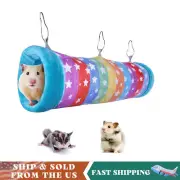 Guinea Pig Hanging Tunnel Hamster Pet Hammock for Cage Ferret Rat Glider Toy