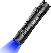 365nm UV Flashlight Black Light, Sofirn SF16 Rechargeable Powerful LED Blacklight Flashlight for Detecting Pet Dog Urine, Unveil Invisible Stains, High Definition Pure Ultraviolet（Battery Included）