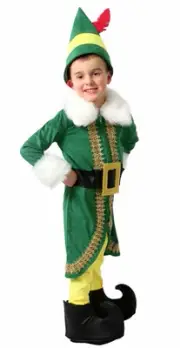Buddy The Elf Christmas Costume Toddler 12MO-2T
