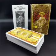 Art Nouveau Tarot Cards - 12x7cm, Multilingual for Beginners