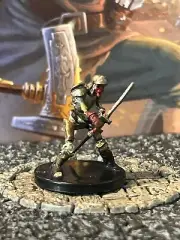 Bloody Skeleton D&D Miniature Dungeons Dragons Kingmaker 9 undead death knight