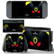 Pokemon Umbreon Eevee VINYL SKIN Screen Protector for Nintendo Switch Joy-Con