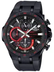 BRAND NEW Casio Edifice SOLAR POWERED Black Ion-Plated Mens Watch EQS920PB-1A