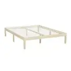 Bed Frame Queen Size Wooden Base Mattress Platform Timber Pine BRUNO Artiss