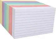 BUTIFULSIC 300pcs Colorful Index Cards Ruled Notepads for Crafting Studying Planning Paper Flashcards for Note Taking Office Use for College Students