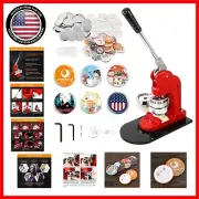 58mm Button Maker Machine with 1000 Parts - Perfect for Crafting Unique Badges