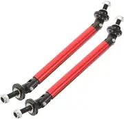 Mikinona Front Splitter Strut Rod Car Splitter Rod Aluminum Alloy Adjustable Design Improve Handling Pair