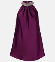 [Simkhai] Simkhai Navi satin top UK 18 purple