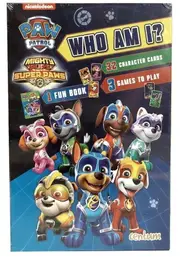 Paw Patrol Who Am I Games & Book Pack 32 Cards Game Marshall Chase Skye Rubble