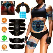 EMS Muscle Stimulator Toner Massager Fitness Body ABS Abdominal Trainer Wireless