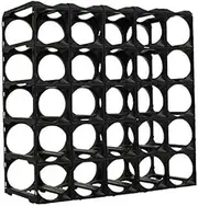 Stakrax Modular Wine Storage Kit 30 Bottle Black