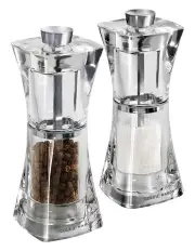 [Cole & Mason] Crystal Salt And Pepper Mills in Clear