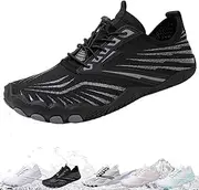 [Generic] Grounded Barefoot Footwear Womens Mens, Wide Toe Box Zero Drop Quick Dry Beach Sneakers, Non-Slip Outdoor Walking Swimming Minimalist Water Shoes