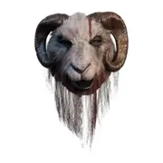 Kill Her Goats Latex Goat Face Killer Horror Movie Mask