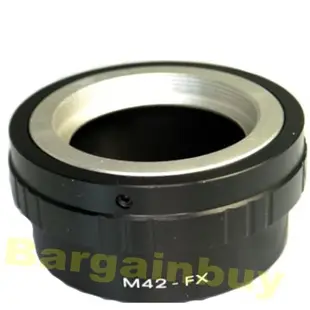 有檔板 M42 Zeiss Pentax鏡頭轉Fujifilm Fuji FX X機身轉接環 X-M1 X-E2 XE1