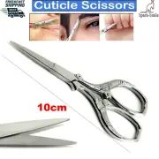 Manicure Pedicure Embroidery Cuticle Nail Scissor Small Zebra Style Cuticle New