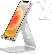 Adjustable Cell Phone Stand, C2 Aluminum Desktop Phone Dock Holder Compatible wi