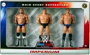 WWE Imperium Main Event Series 3 Pack Wrestling Action Figure Toys Gunther, Ludwig Kaiser and Giovanni Vinci Mattel Basic