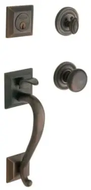Baldwin 85320402FD Estate Madison Tubular Handleset