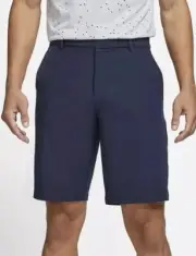 Nike Men’s Golf Shorts Dri-Fit Flex Core Standard Fit Stretch-Navy- 30W-New $68