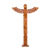 Indo Homewares Bird Totem Pole in Natural