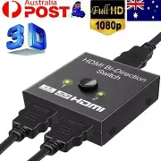 2 in 1 In Out UHD 4K HDMI 2.0 Switch Switcher Splitter Hub HDCP 3D