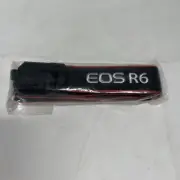Canon EOS R6 Digital Camera Neck Shoulder Strap Black-Red - Genuine OEM - NEW