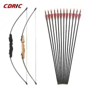 Arco Recto 40 lbs Color madera Con Abertura De 51 Pulgadas Tiro Profesional